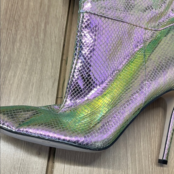 Nine West Iridescent Heeled Boots - Picture 3 of 9